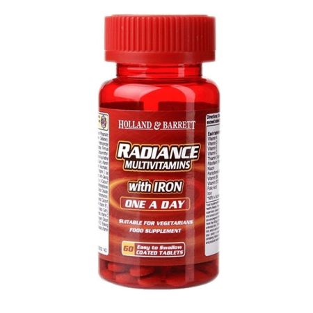 Мултивитамини Radiance с желязо 60 таблетки