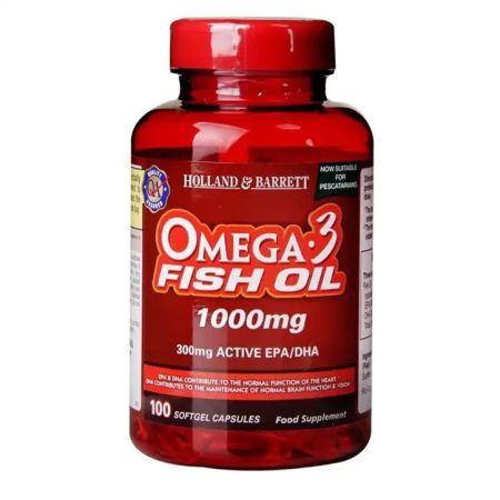 Омега-3 (Omega 3) концентрирано рибено масло 1000мг 100 капсули