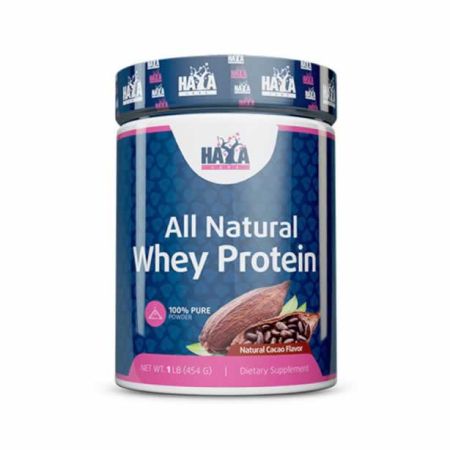 HAYA LABS 100% All Natural Whey Protein / Natural Cacao 454г