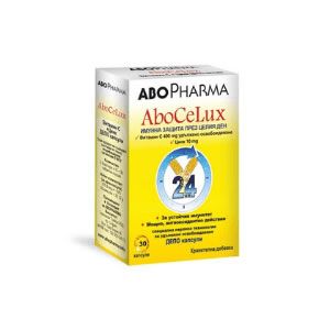 AboPharma AboCelux Витамин C + Цинк Депо 30 капсули