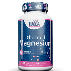 HAYA LABS Chelated Magnesium  МАГНЕЗИЙ 200mg х 60caps