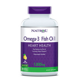 NATROL Omega-3 Fish Oil 1000mg 150 Softgels