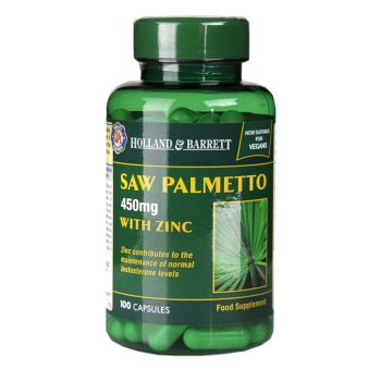 Сао Палмето (Saw Palmetto) с цинк 100 веган капсули