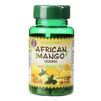 Африканско манго със зелен чай (African Mango with Green Tea) 1200мг 60 таблетки