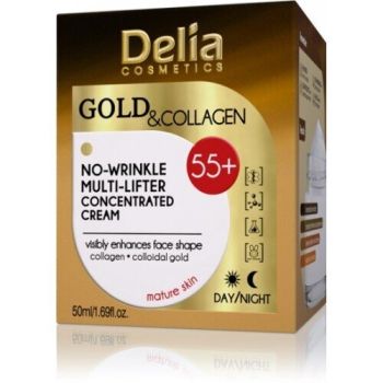 Delia Gold & Collagen Anti-Wrinkle Cream Concentrate 55+ Крем против бръчки Злато & Колаген