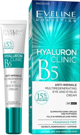 Eveline Hyaluron Clinic B5 Anti-Wrinkle Multiregenerating Eye Cream