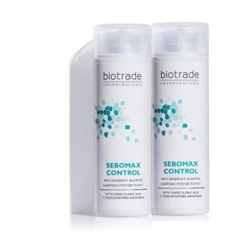 Biotrade Sebomax Control Шампоан против пърхот за жени и мъже x200 мл х2