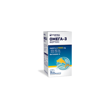 Fortex Омега 3 Фортекс 1000 мг х70 меки капсули