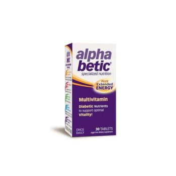 Alpha betic Мултивитамини при диабет и преддиабетно състояние 30 таблетки Enzymatic Therapy