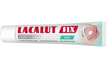 Lacalut Fix Neutral Фиксиращ крем за зъбни протези с вкус мента 40 гр