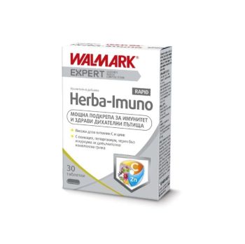 Walmark Herba-Imuno Rapid за имунитет и здрави дихателни пътища 30 таблетки