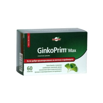 Walmark GinkoPrim Max за памет и концентрация 60 мг 60 таблетки