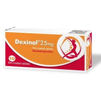 Дексинал 25 mg х10 филмирани таблетки Nobel Pharma