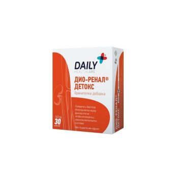 Daily+ Дио ренал детокс 547 мг х 30 капсули Chemax Pharma