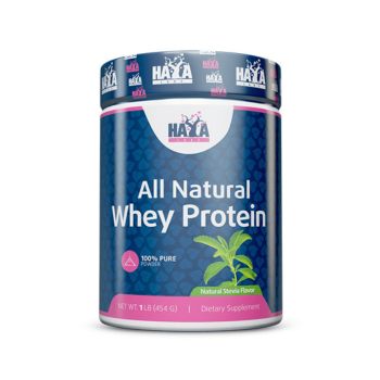 HAYA LABS 100% Pure All Natural Whey Protein / Stevia 454гр