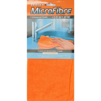 МИКРОФИБЪРНА КЪРПА УНИВЕРСАЛНА 30/30СМ Почиства, полира най-добрата микрофибърна кърпа. Почиства прозорци, за многократна употреба