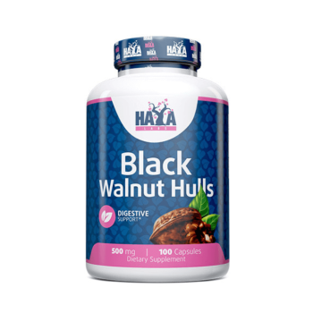HAYA LABS Black Walnut Hulls 500mg х 100  Люспи от черен орех