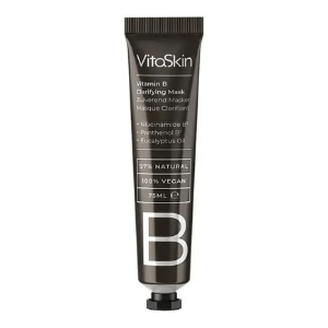 Vitaskin Избистряща маска за лице с Б витамини (Vitamin B Clarifying Mask) 75мл Хидратира в дълбочина, успокоява и изглажда тена, а в допълнение намалява зачервяването
