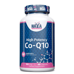 HAYA LABS High Potency Co-Q10 100mg 60 caps