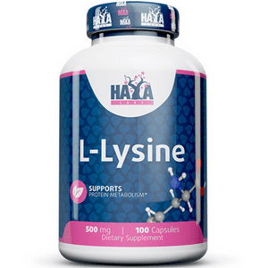 HAYA LABS L-Lysine ЛИЗИН 500mg х 100 Vcaps