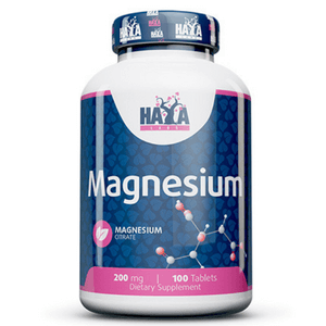 HAYA LABS Magnesium Citrate МАГНЕЗИЕВ ЦИТРАТ 200mg х 100 Tabs