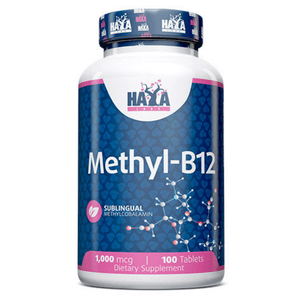 HAYA LABS Methyl B-12 МЕТИЛ Б12 1000mcg х 100 Tabs