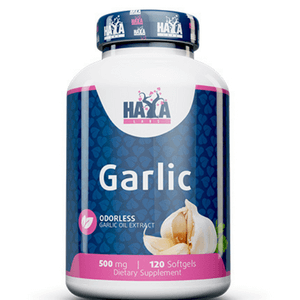HAYA LABS Odorless Garlic ЧЕСЪН 500mg х120 Softgels Понижава лошия LDL холестероли увеличава добрия  HDL