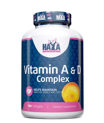 HAYA LABS Vitamin A & D Complex х 100 