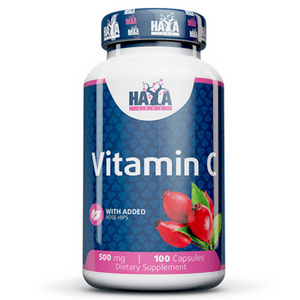 HAYA LABS Vitamin C with Rose Hips 500mg х 100 Caps