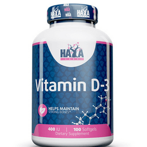HAYA LABS Vitamin D-3 400 IU х 100 Softgels