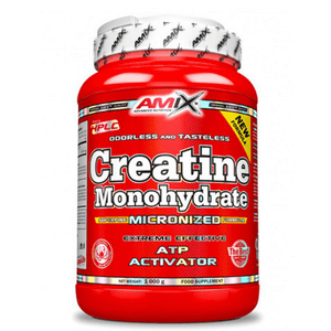 AMIX Creatine Monohydrate Powder 1000гр Поддържа изграждането на чиста мускулна маса като повишава силата и експлозивната мощ
