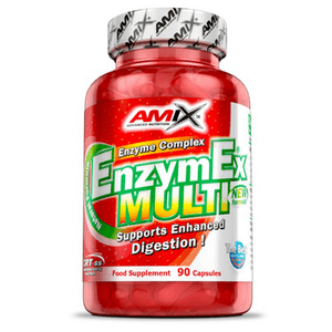 AMIX EnzymEx Multi 90 Caps Подпомагане храносмилането  и усвояването на всички първостепенни хранителни вещества.