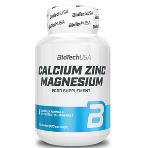 BIOTECH USA Calcium Zinc Magnesium х 100 Tabs