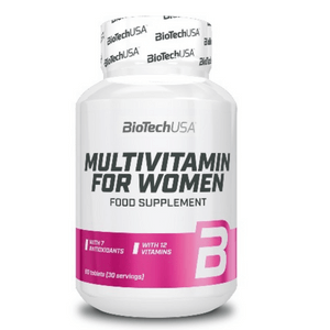 BIOTECH USA Multivitamin for Women 60tabs e Комплекс витамини и минерали с 34 активни съставки. Всичко нужно за здравето на жените.