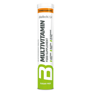 BIOTECH USA Multivitamin 20 Effervescent Tabs е Висококачествен продукт - 10 витамина + 2 минерала във всяка таблетка което го прави мощен имуностимулатор!