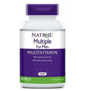 NATROL Multiple For Men Multivitamin 90 Tabs Повишава нивата на енергия, подобрява паметта и фокуса и благоприятства мозъчната функция. Оказва предпазен ефект върху простатната жлеза