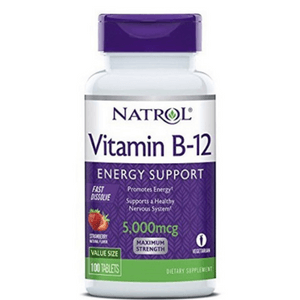 NATROL Vitamin B-12 5000mcg 100tabs
