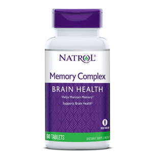 NATROL Memory Complex 60 Tabs Подобрява паметта и концентрацията, стимулира мозъчната дейност. Намалява нивата на умора и стрес и е подходящ за вегетарианци