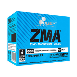 OLIMP ZMA 120 Caps e Стимулира производството на тестостерон което увеличава силата и издръжливостта. Стимулира растежа на мускулна маса подпомага възстановяването