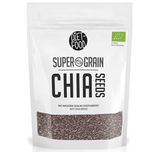 Diet Food Bio Chia Seeds / Био чиа семена 200g Предотвратява сърдечни заболявания и има добър ефект върху функционирането на мозъка. Много богати на витамини и минерали.