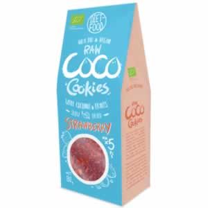 Diet Food Bio Coco Cookies with Strawberry 80g Те са идеалната закуска за деца и възрастни през деня, на път или на работа.