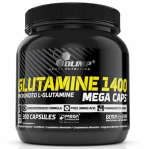 OLIMP L-Glutamine Mega 1400 mg 300 Caps Представлява формула, снабдяваща хранителния режим с L-глутамин под формата на 100% чисто, кристално, фармацевтично, микронизирано вещество.
