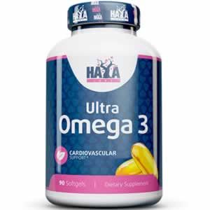 HAYA LABS Ultra Omega 3 90soft е Предпазва сърдечно-съдовата система и намалява умората и депресията. Регулира кръвното налягане . Предпазва от ставни възпаления