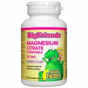 Магнезий (цитрат) за деца 50 mg е Формула за деца ! Високоефективен натурален продукт допринасящ за нормалното функциониране на детския организъм и нервната система.