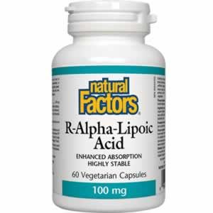 Алфа-липоева киселина (R-форма) 100 mg x 60 капсули