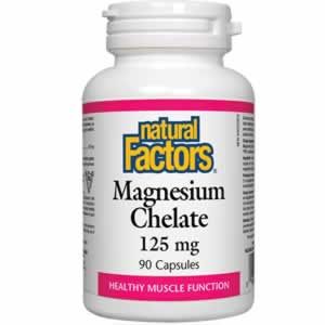 Магнезий (хелат) 125 mg х 90 капсули Облекчаване на мускулните спазми и отпускане на напрегнатите мускули. Подпомага правилната дейност на сърдечно-съдовата система и поддържане на нормалния сърдечен пулс