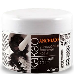Универсален масажен крем от какаово масло ANCHIALO, 420 мл