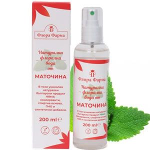 Флорална вода Маточина 200мл Флора Фарма е Подходящо средство за успокояване на зачервявания, раздразнения и сърбежи при проблемна кожа.