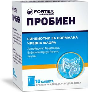 Fortex Пробиен синбиотик за нормална чревна флора х10 сашета