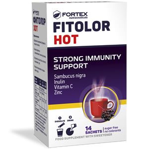Fortex Фитолор Хот в подкрепа за имунитета x14 сашета
